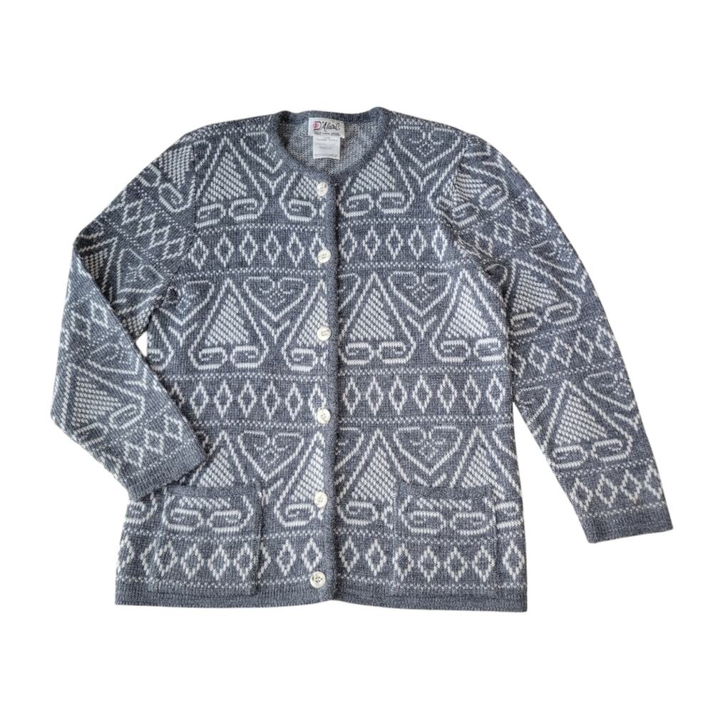 Vinage Knit Sweater Caridgan Small